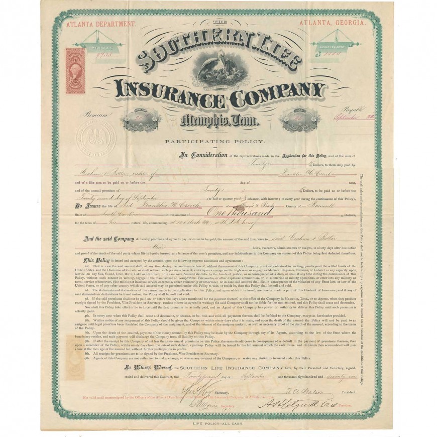 march 18 1865 sun life insurance incorporation
